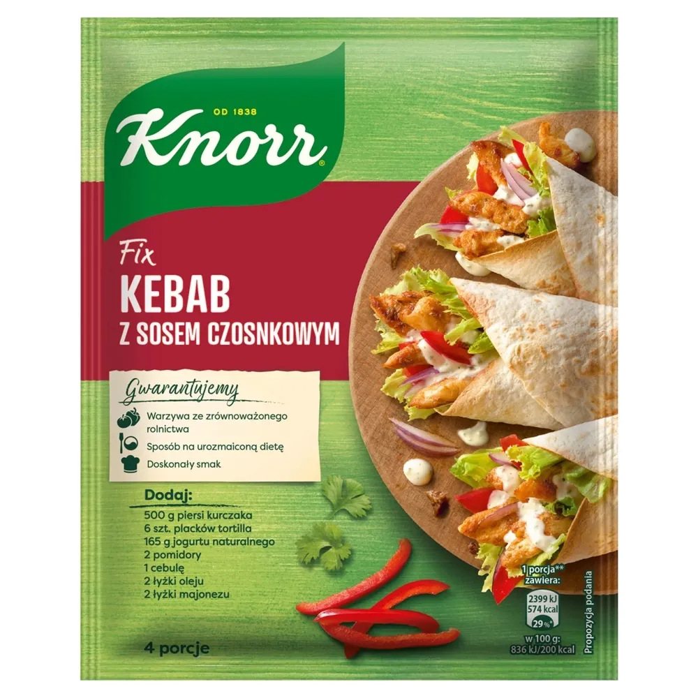 Fix kebab z sosem czosnkowym picture