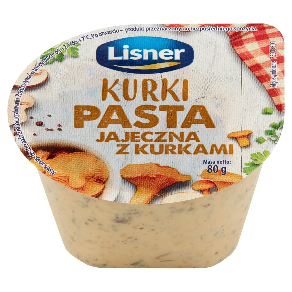 Pasta jajeczna z kurkami picture