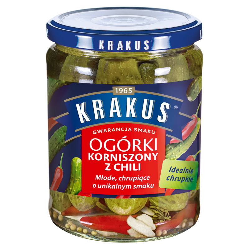 Ogórki korniszony z chili picture