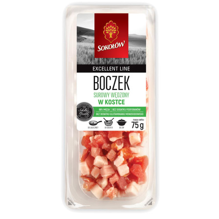 Boczek surowy kostka picture