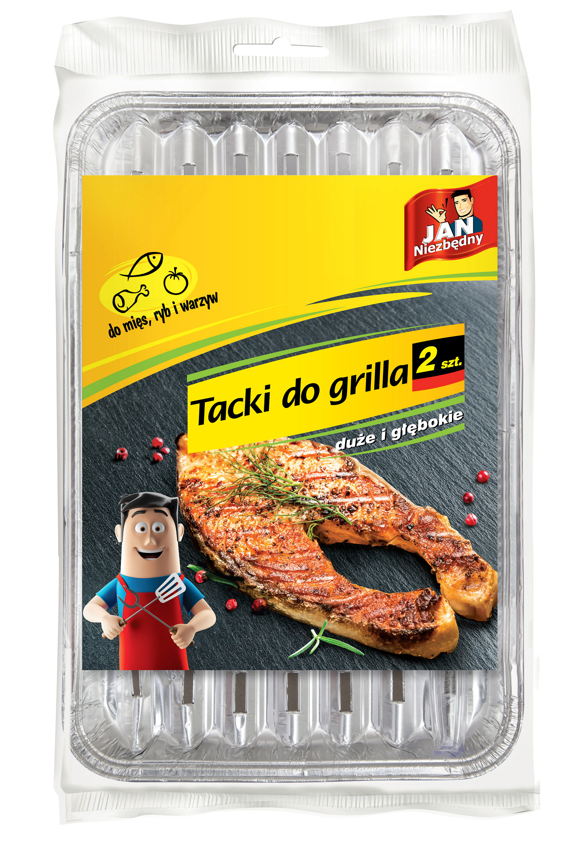 Tacki aluminiowe do grillowania picture