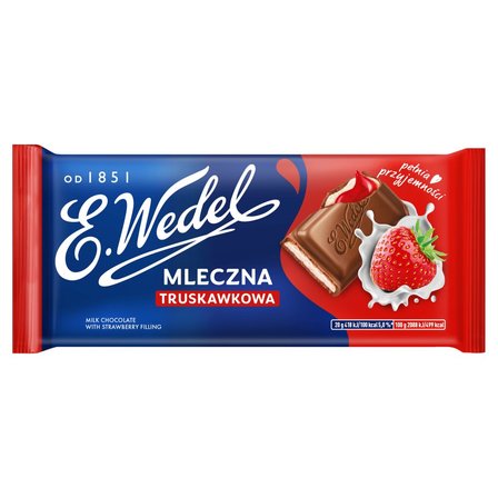 Czekolada mleczna truskawkowa picture