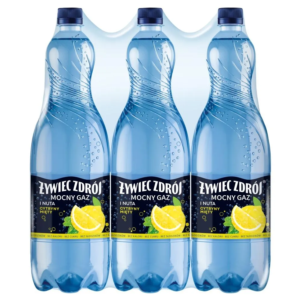 Woda mocny gaz cytryna-mięta picture