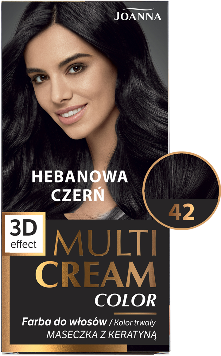 Farba do włosów 42 hebanowa czerń picture