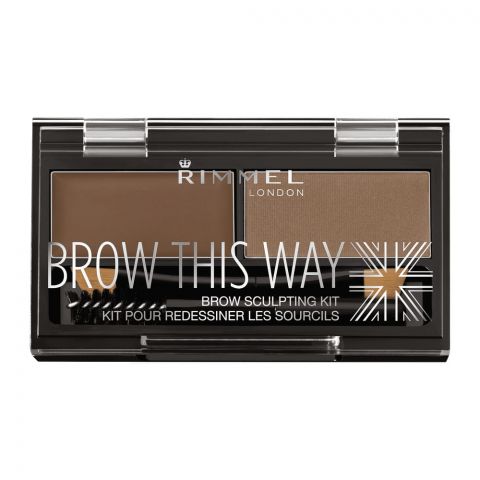 Paleta do brwi 002 mid brown picture