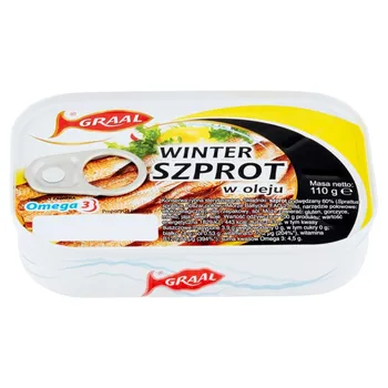Szprot podwędzany w oleju winter picture