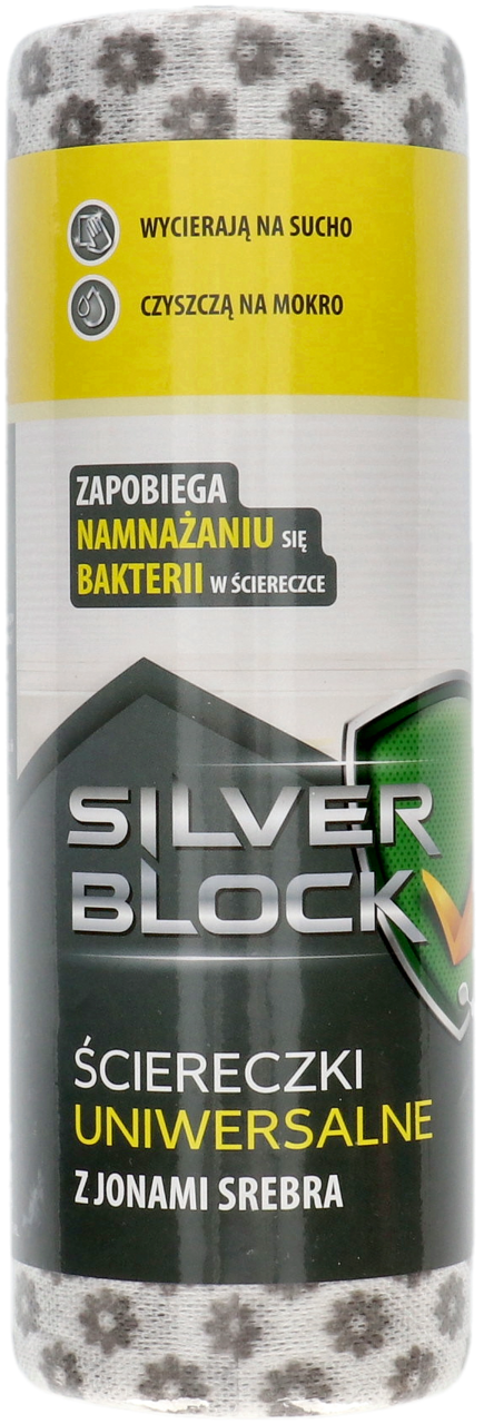 Ściereczki na rolce silver block picture