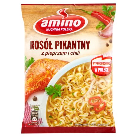 Rosół pikantny z pieprzem i chili picture