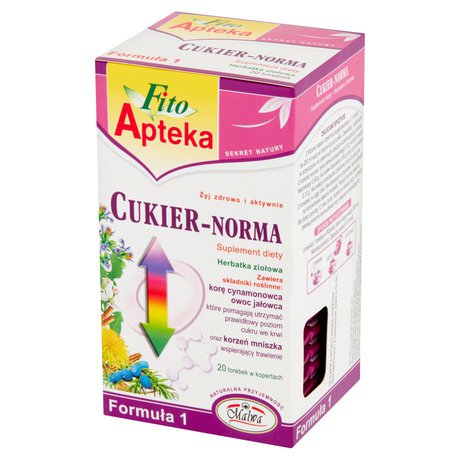 Herbatka ziołowa cukier - norma picture