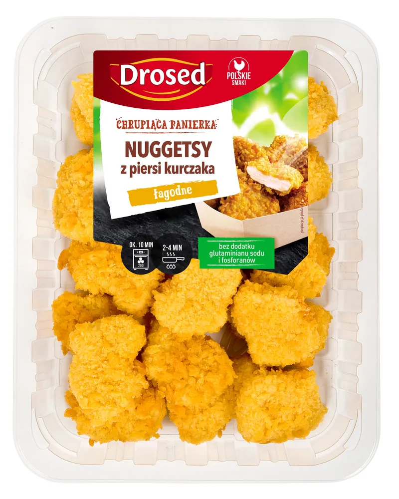 Nuggetsy z piersi kurczaka łagodne chrupiąca panierka picture