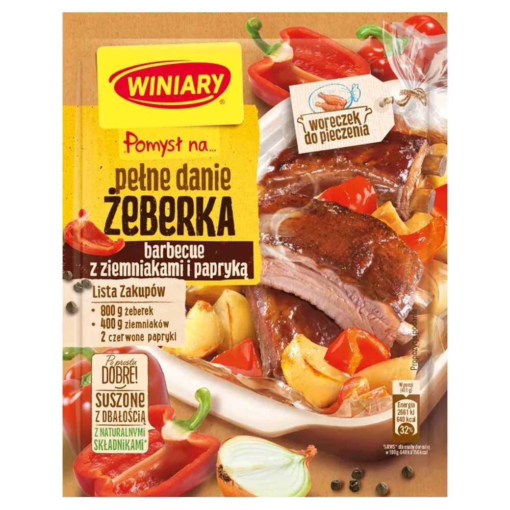 Żeberka barbecue z ziemniakami i papryką (przed 2023 r) picture