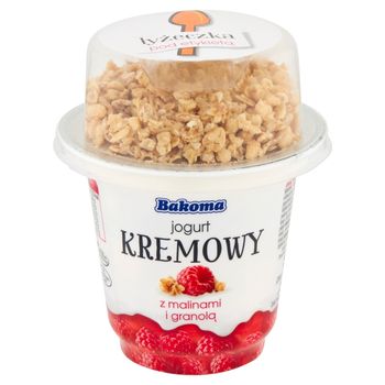 Jogurt malinowy z granolą picture