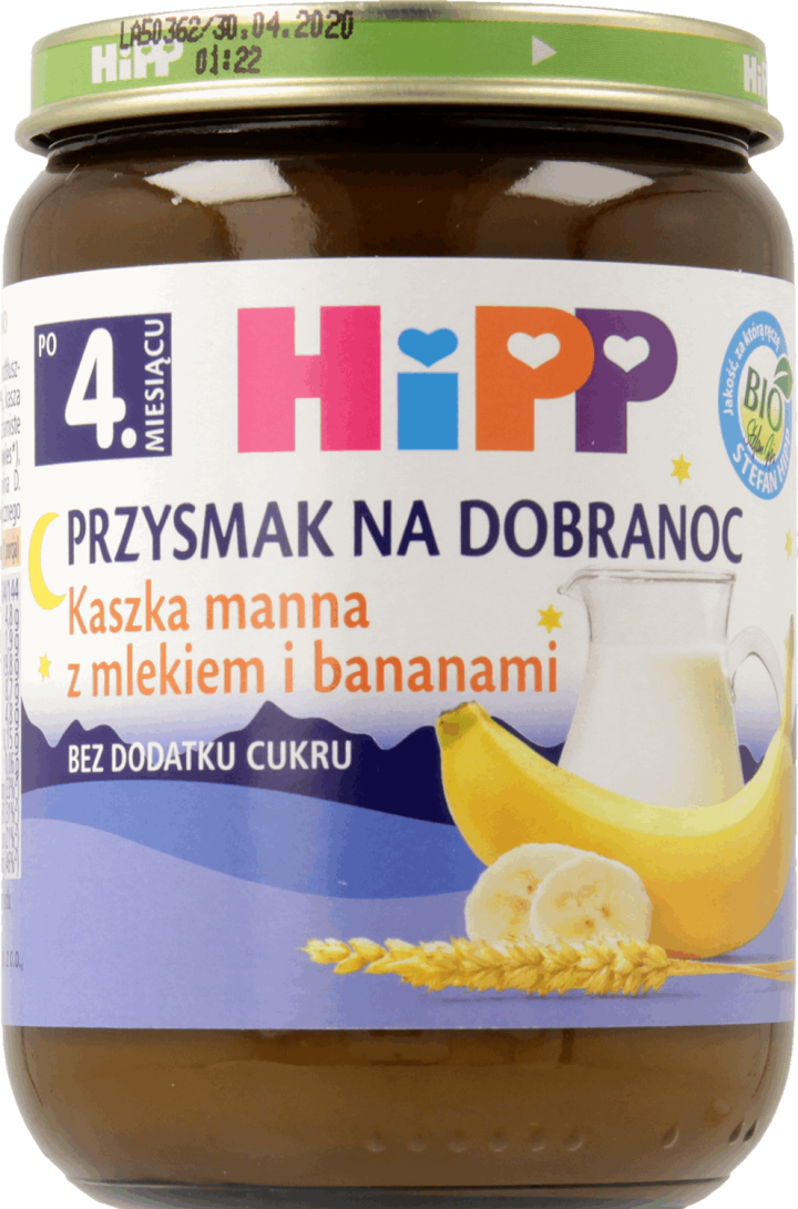 Kaszka manna z mlekiem i bananami picture