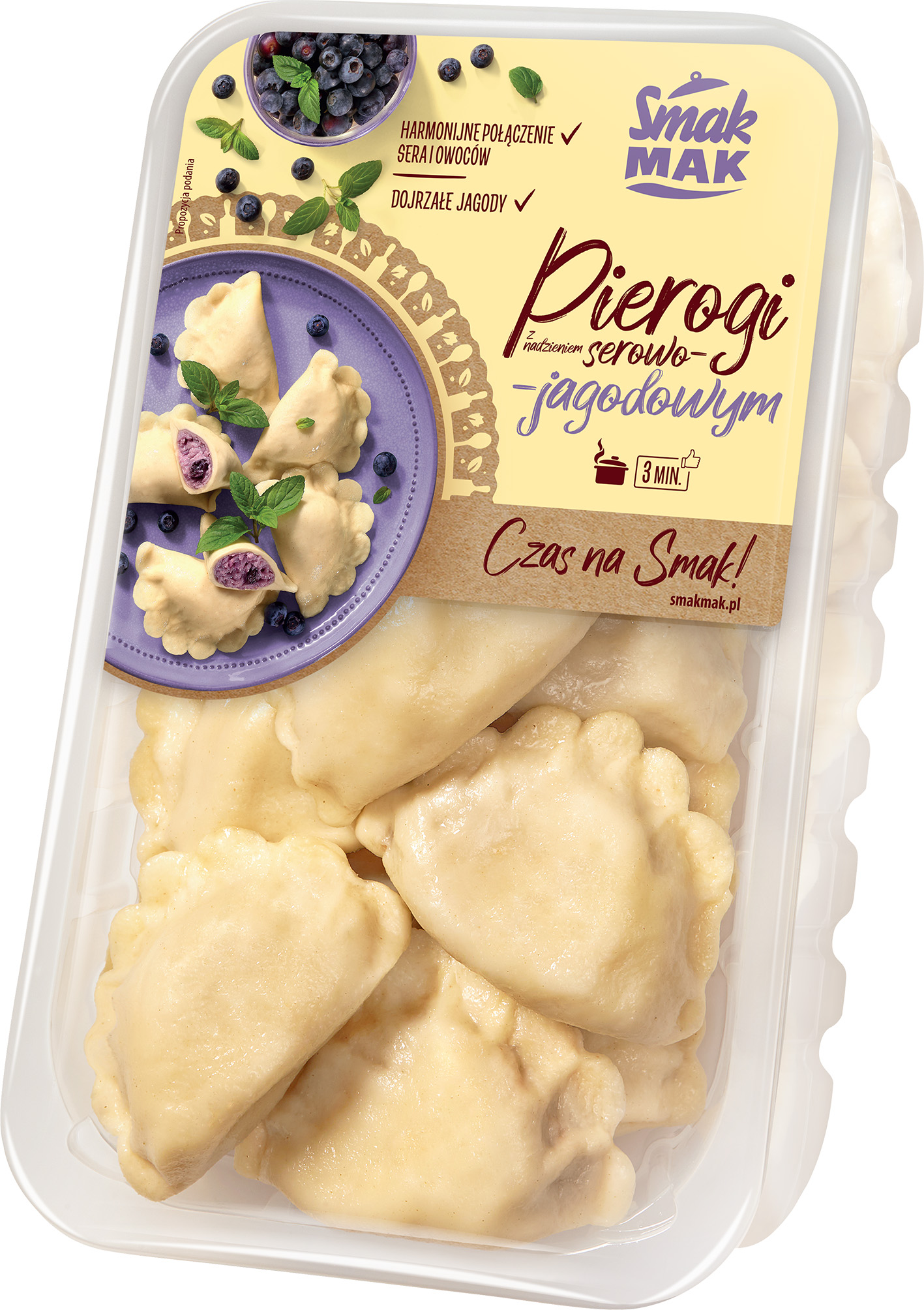 Pierogi z serem i jagodami picture