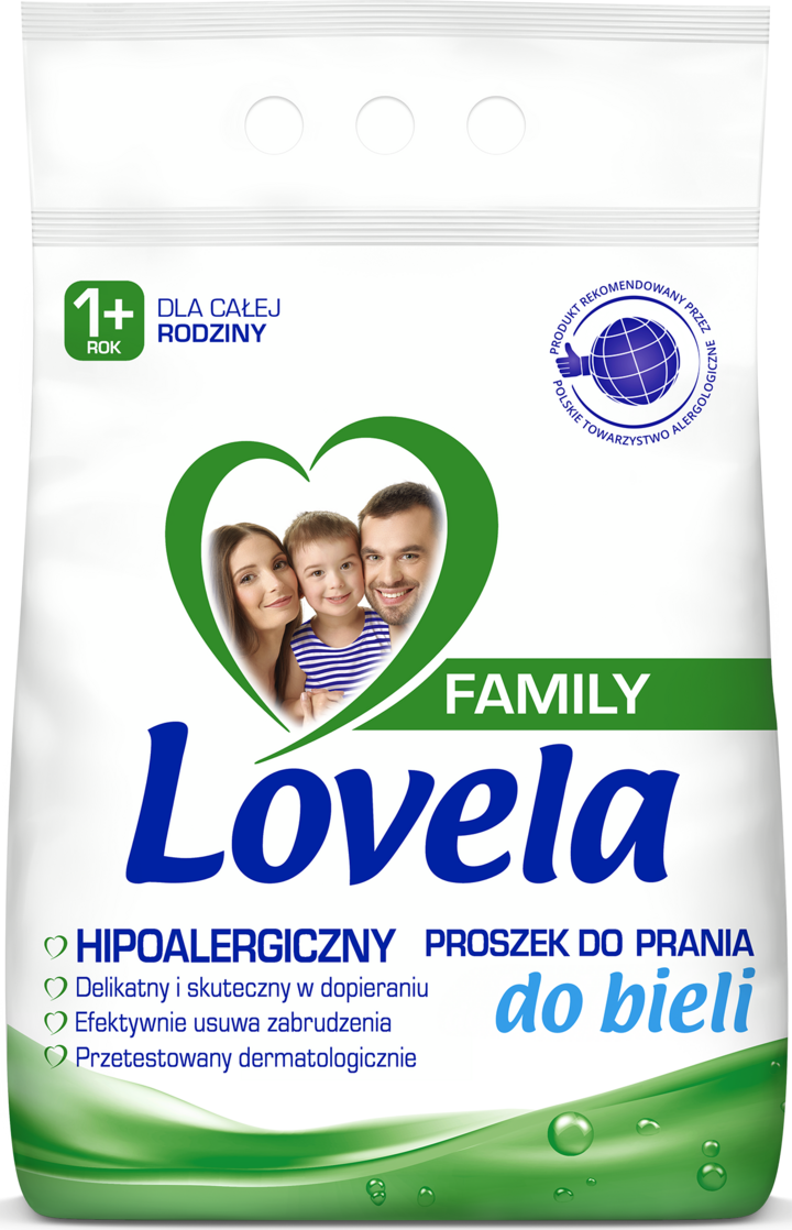 Proszek do prania do bieli family picture