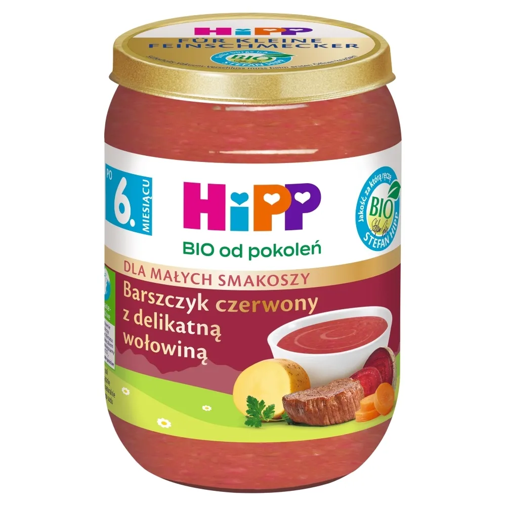 Zupa barszczyk czerwony z delikatną wołowiną picture