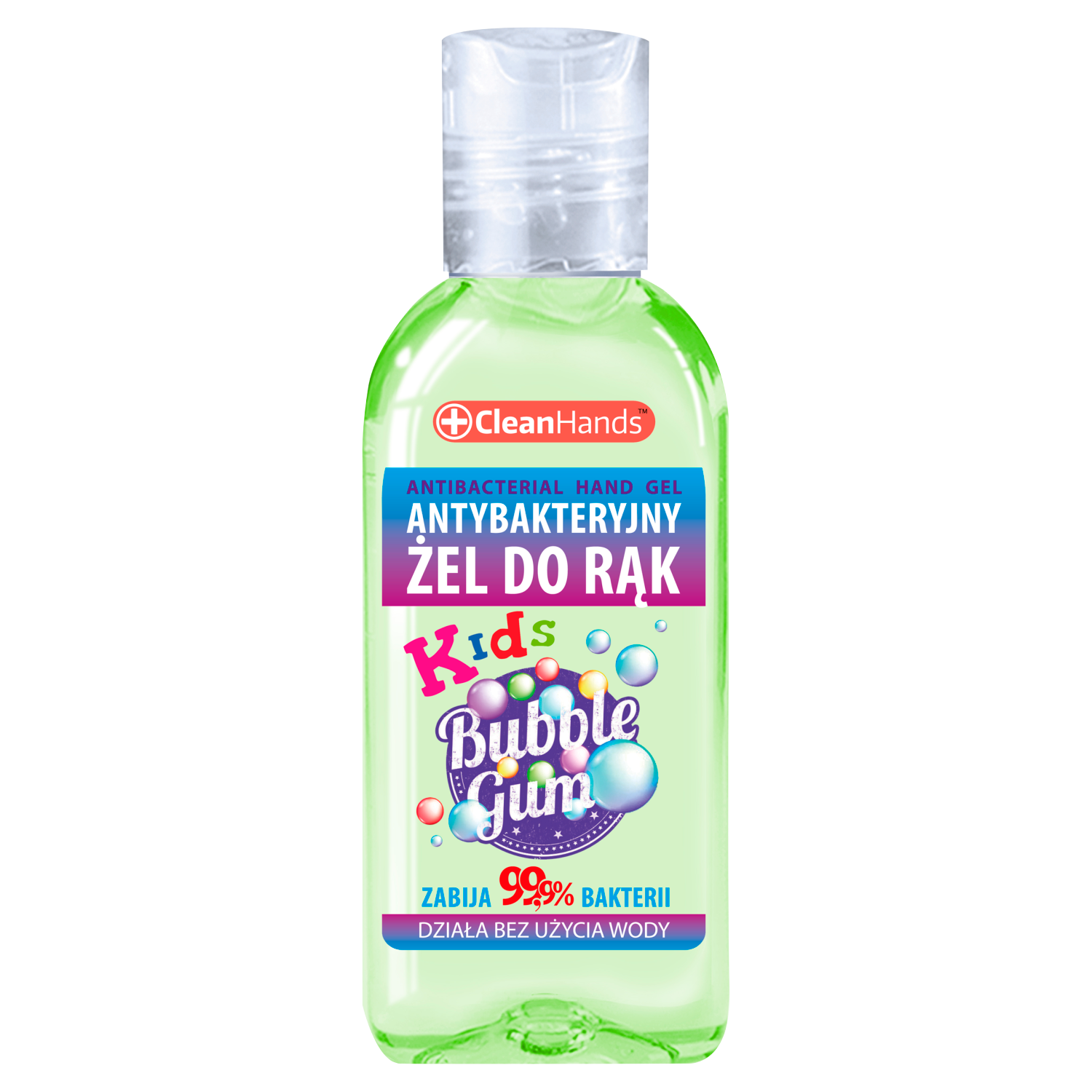 Antybakteryjny żel do rąk bubble gum picture