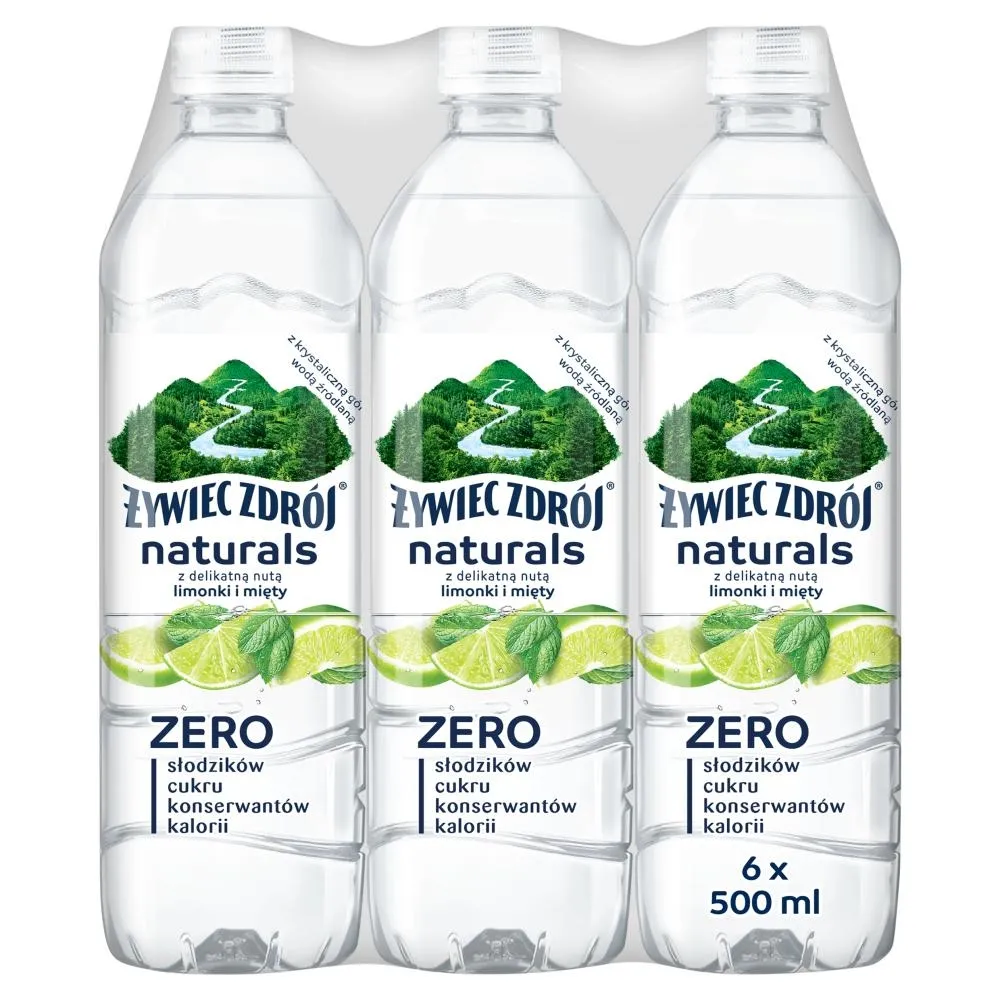 Woda z nutą limonki i mięty picture