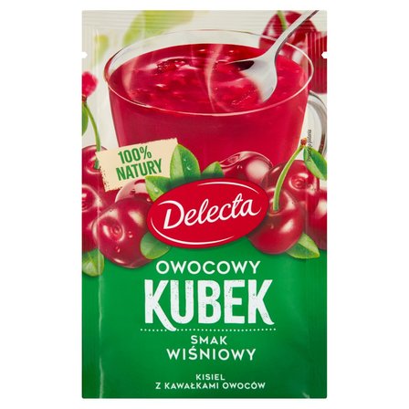 Kisiel wiśniowy z kawałkami owoców picture