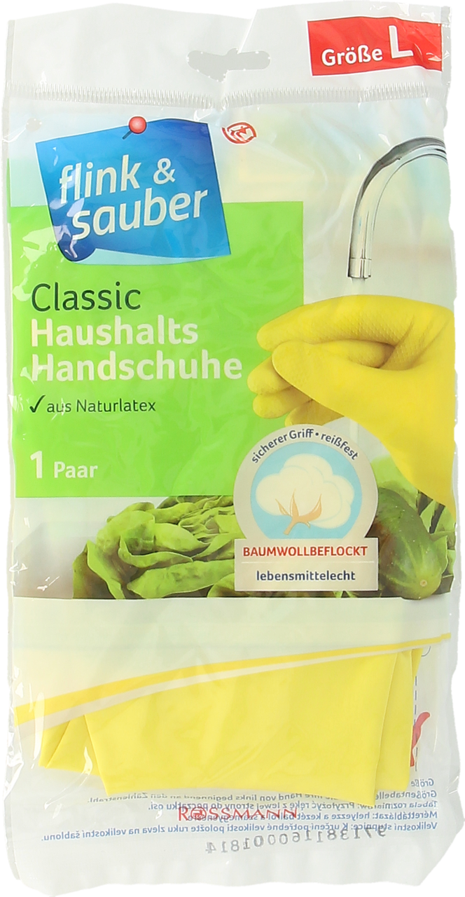 Rękawice gumowe classic rozm.l picture