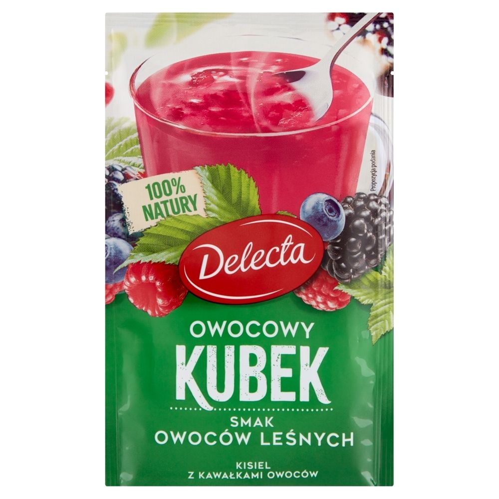 Kisiel owoce leśne z kawałkami owoców picture