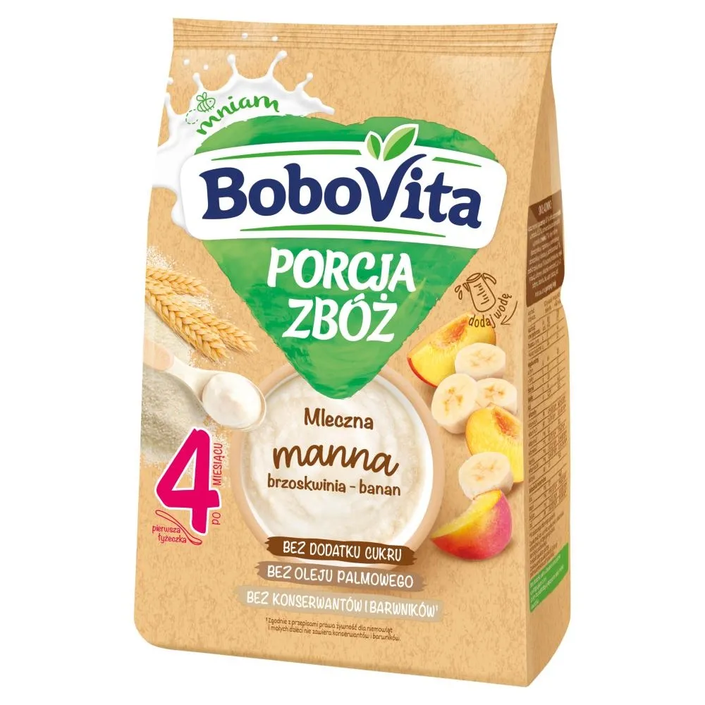 Kaszka manna bez dodatku cukru brzoskwinia-banan picture