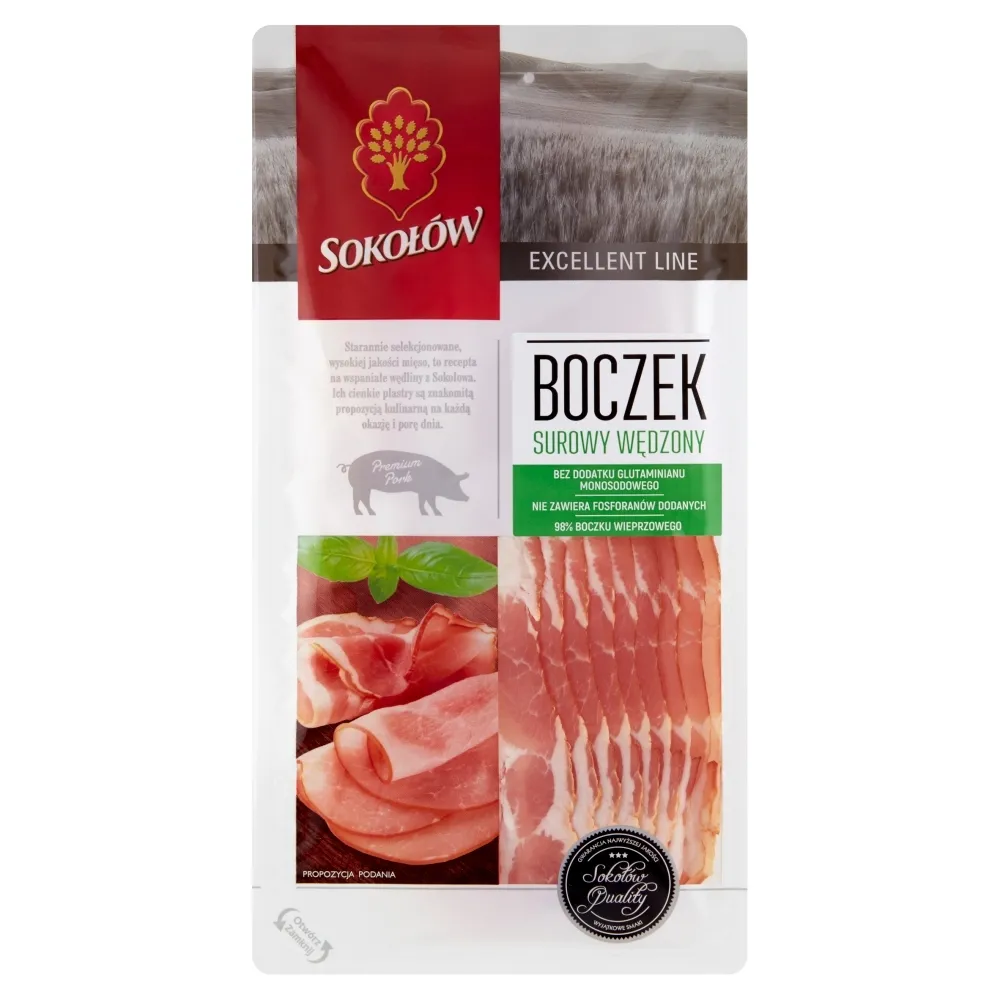 Boczek surowy wędzony picture