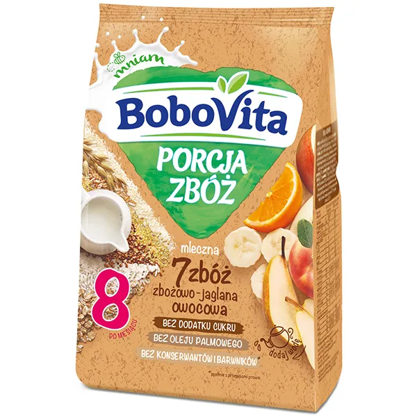 Kaszka mleczna 7 zbóż zbożowo-jaglana owocowa picture