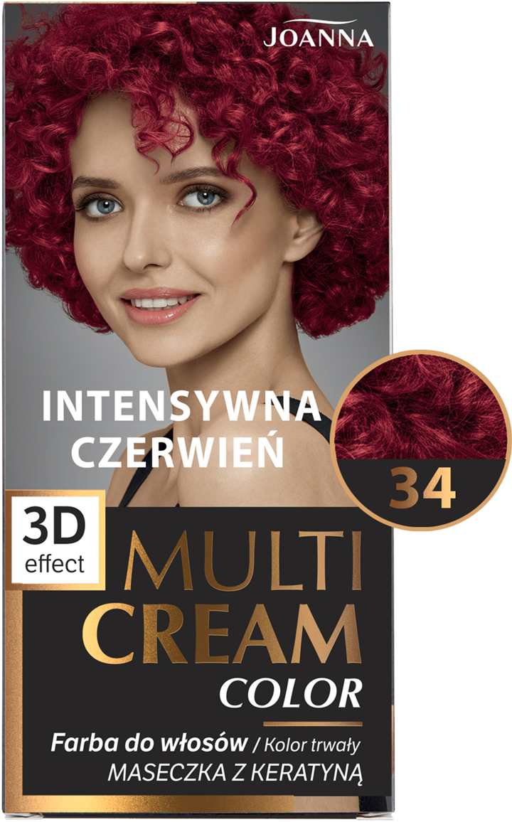 Farba do włosów 34 intensywna czerwień picture