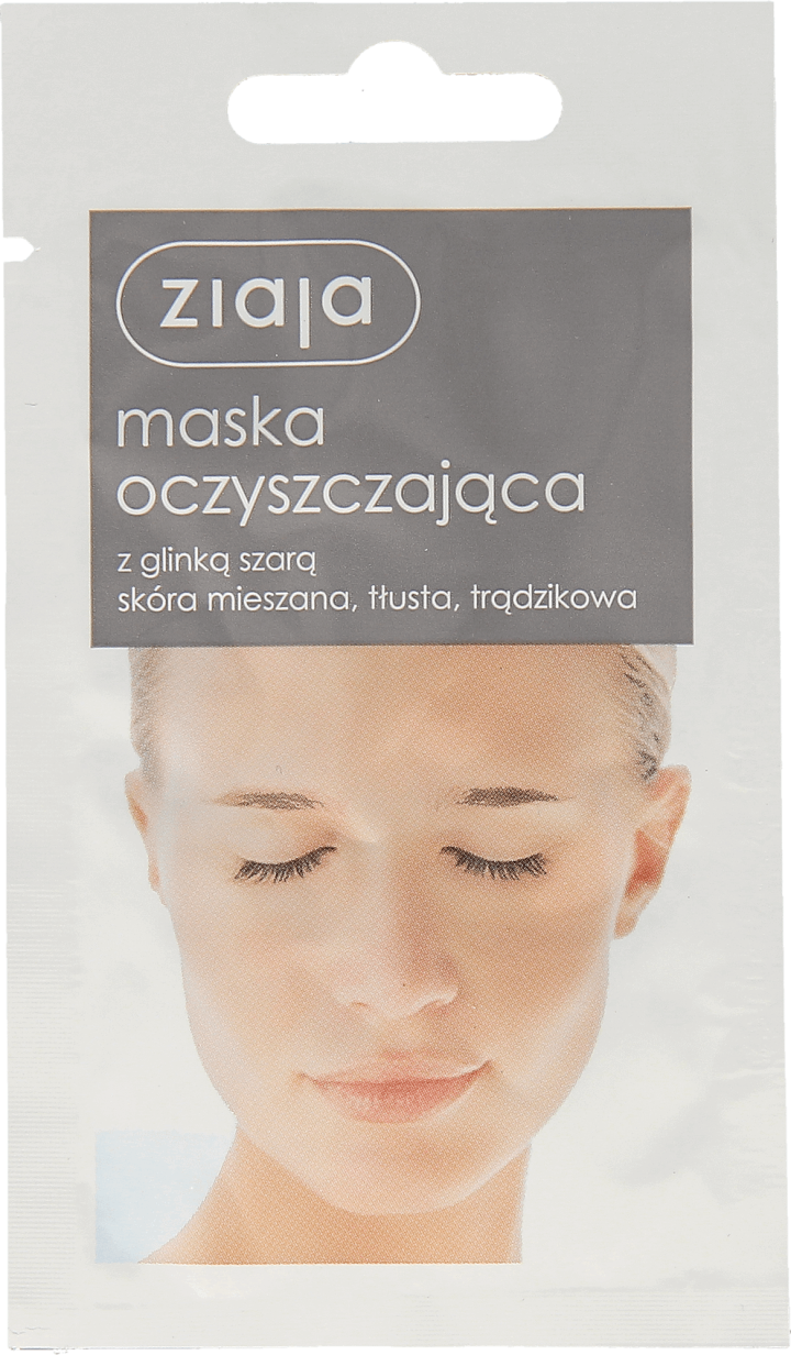 Maska oczyszczająca z glinką szarą skóra mieszana, tłusta, trądzikowa picture