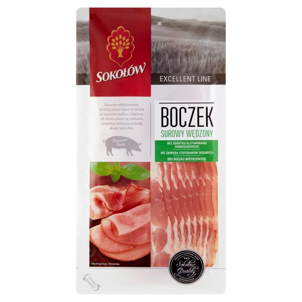 Boczek surowy wędzony picture