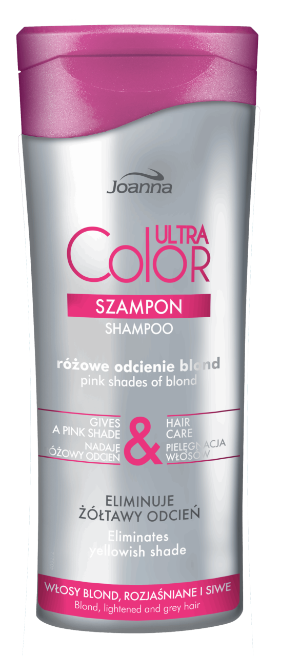 Szampon do włosów blond, rozjaśnianych i siwych różowy odcień picture