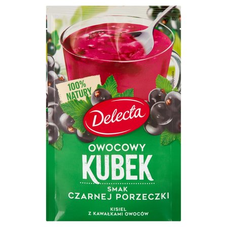 Kisiel czarna porzeczka z kawałkami owoców picture