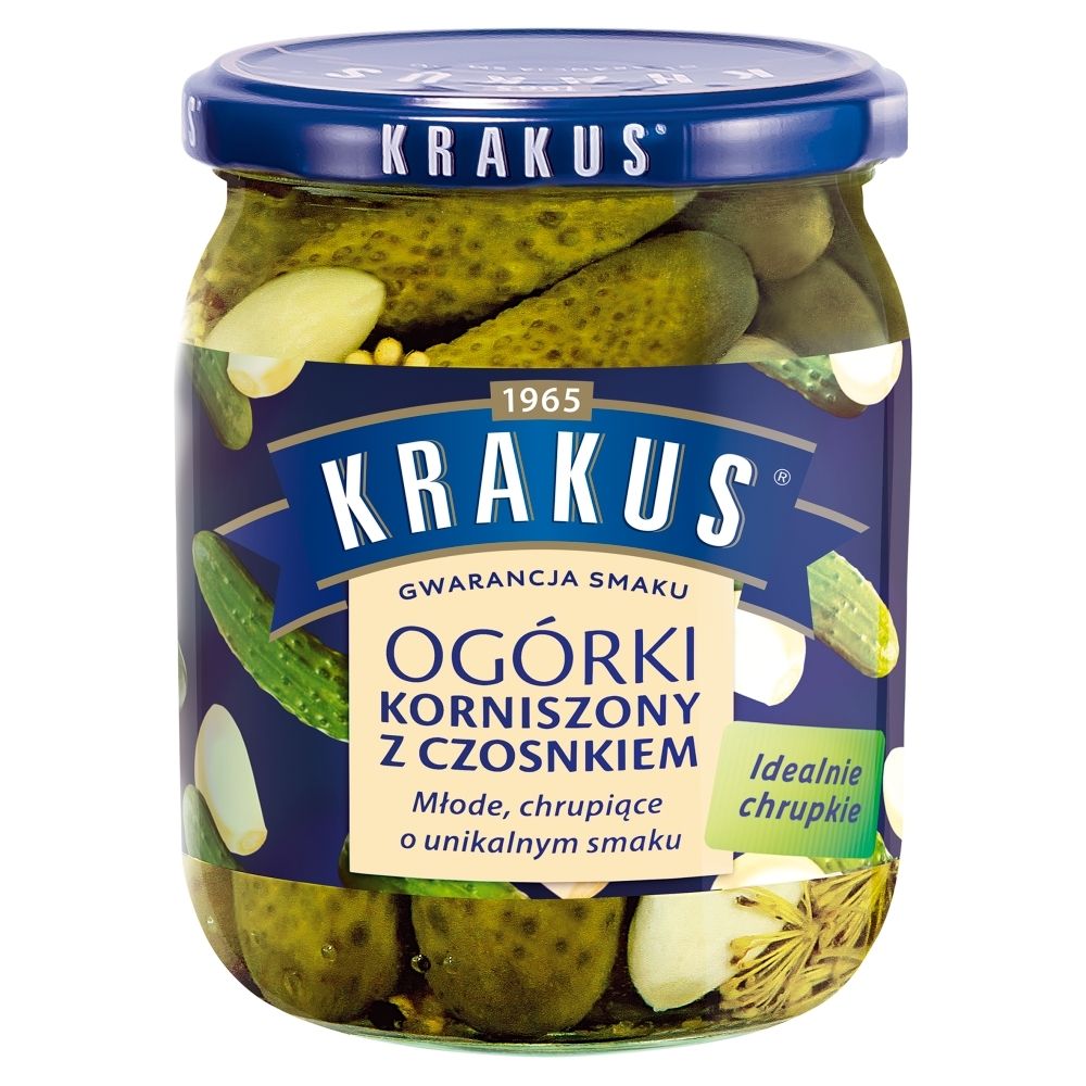 Ogórki korniszony z czosnkiem picture