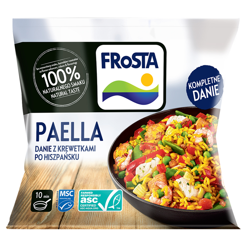 Paella danie z krewetkami po hiszpańsku picture