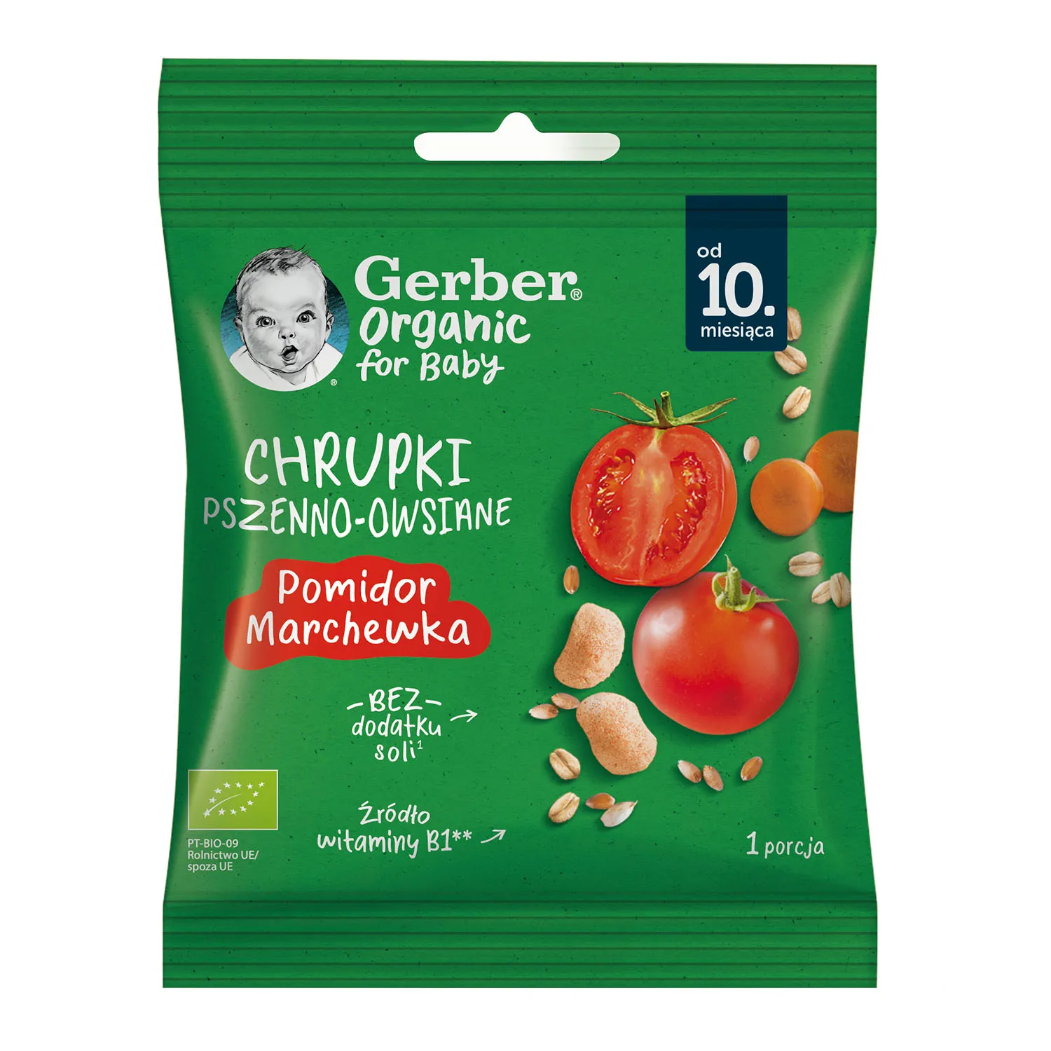 Chrupki pszenno-owsiane pomidor i marchewka picture