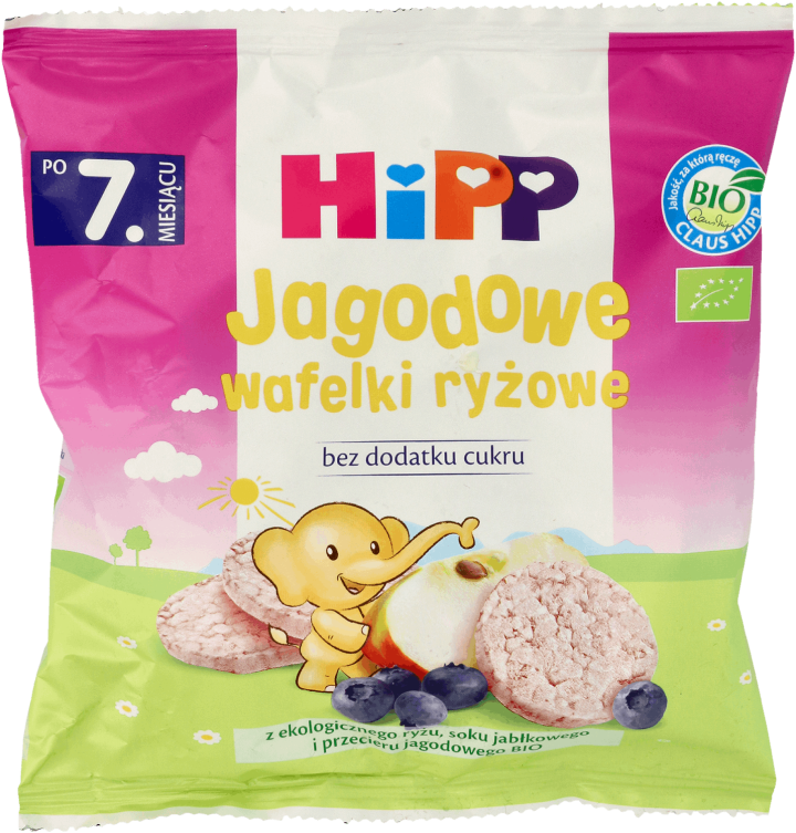Wafelki ryżowe jagodowe picture