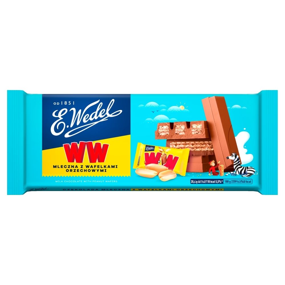 Czekolada mleczna z wafelkami orzechowymi picture