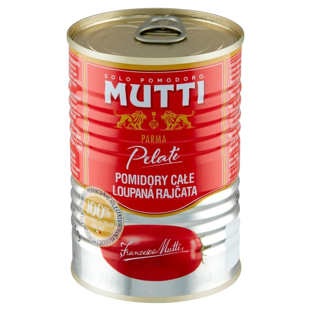 Pomidory całe bez skórki pelati picture