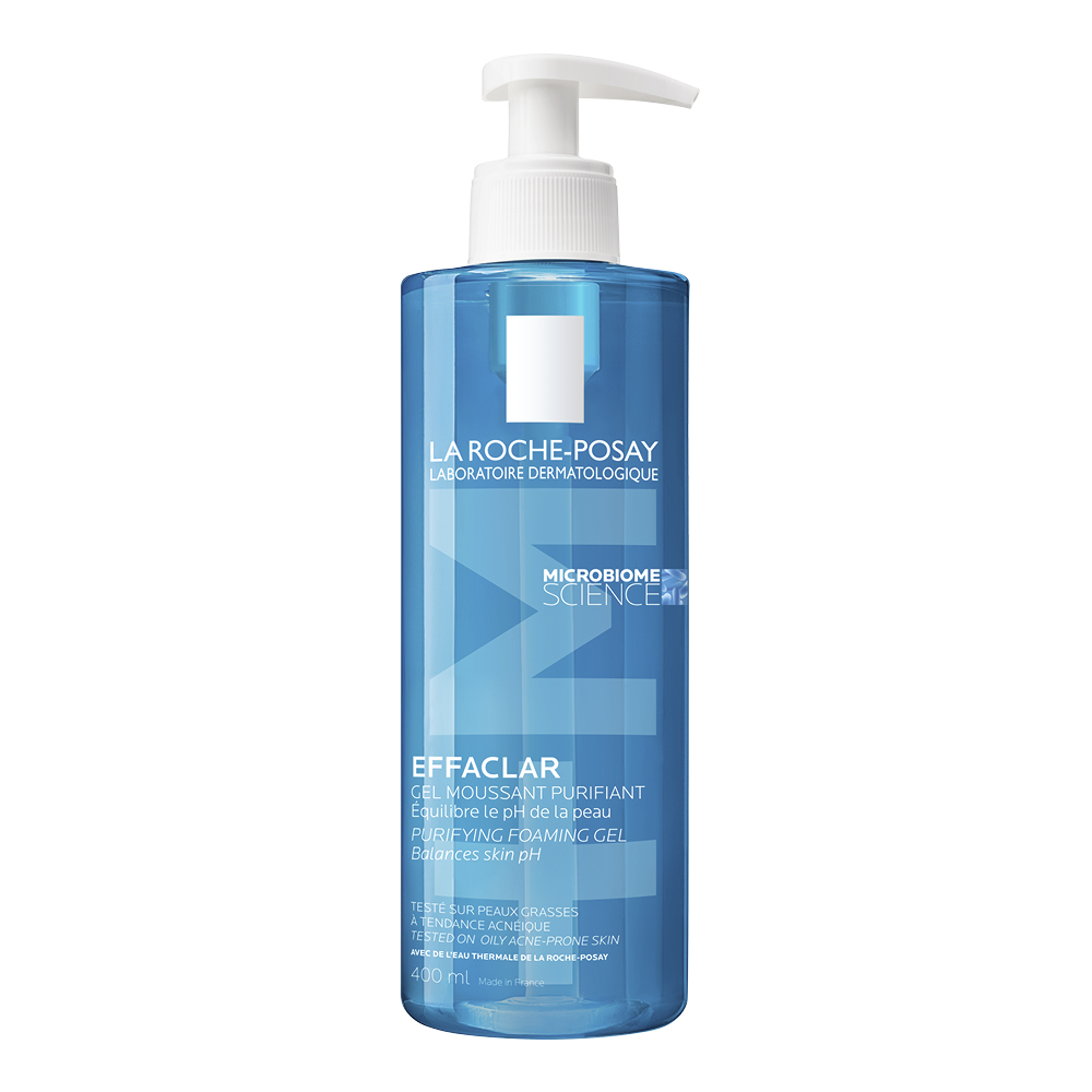 Gel spumant de curatare purifiant pentru ten gras cu tendinta acneica effaclar, la roche-posay picture