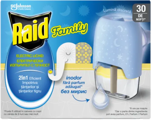 Aparat electric + rezerva lichida 2 in 1 family picture