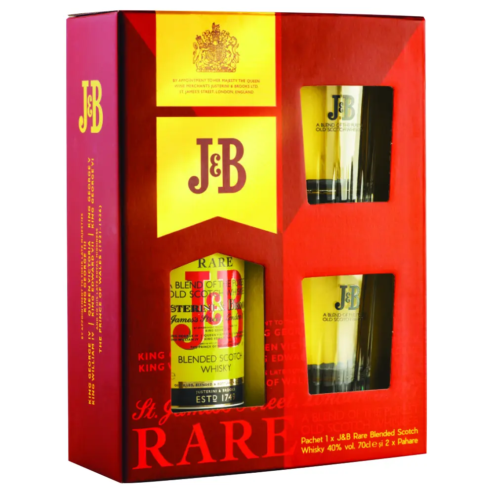 Whisky rare 40% vol. + 2 pahar picture