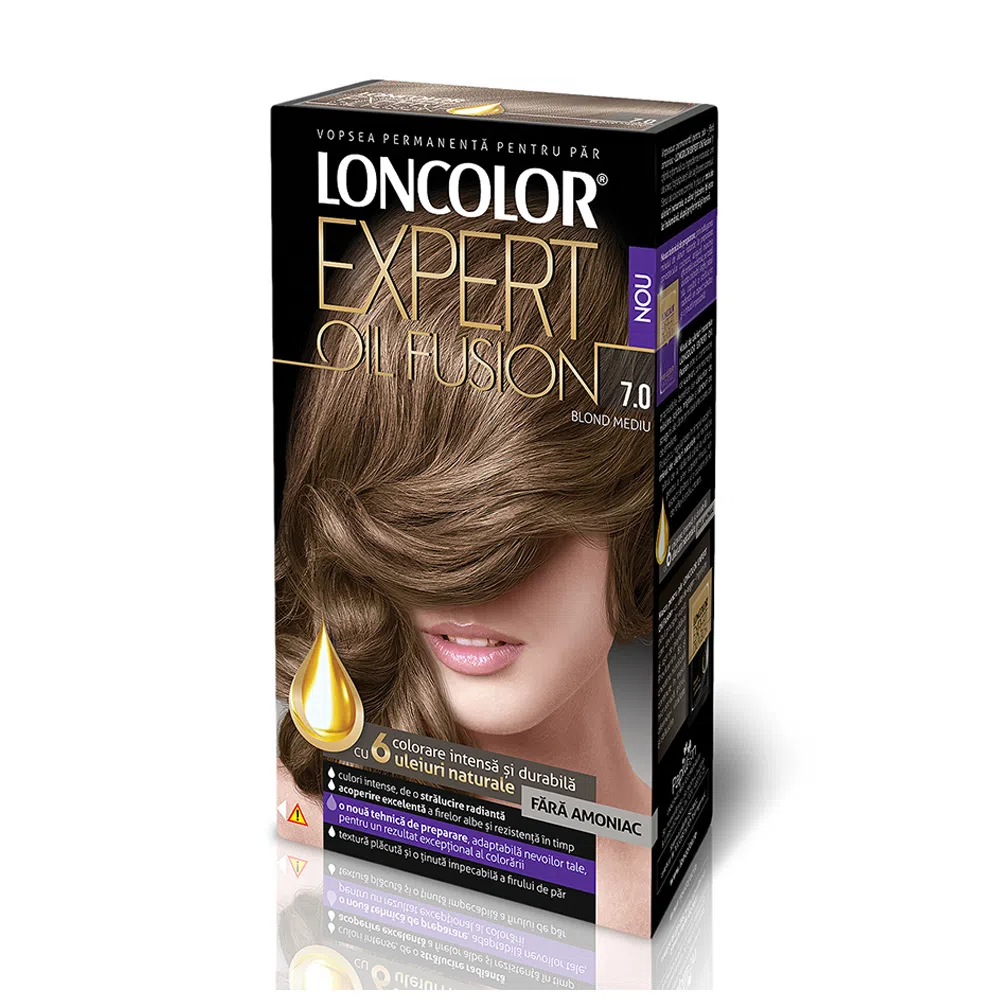 Vopsea de par 7.0 blond mediu picture