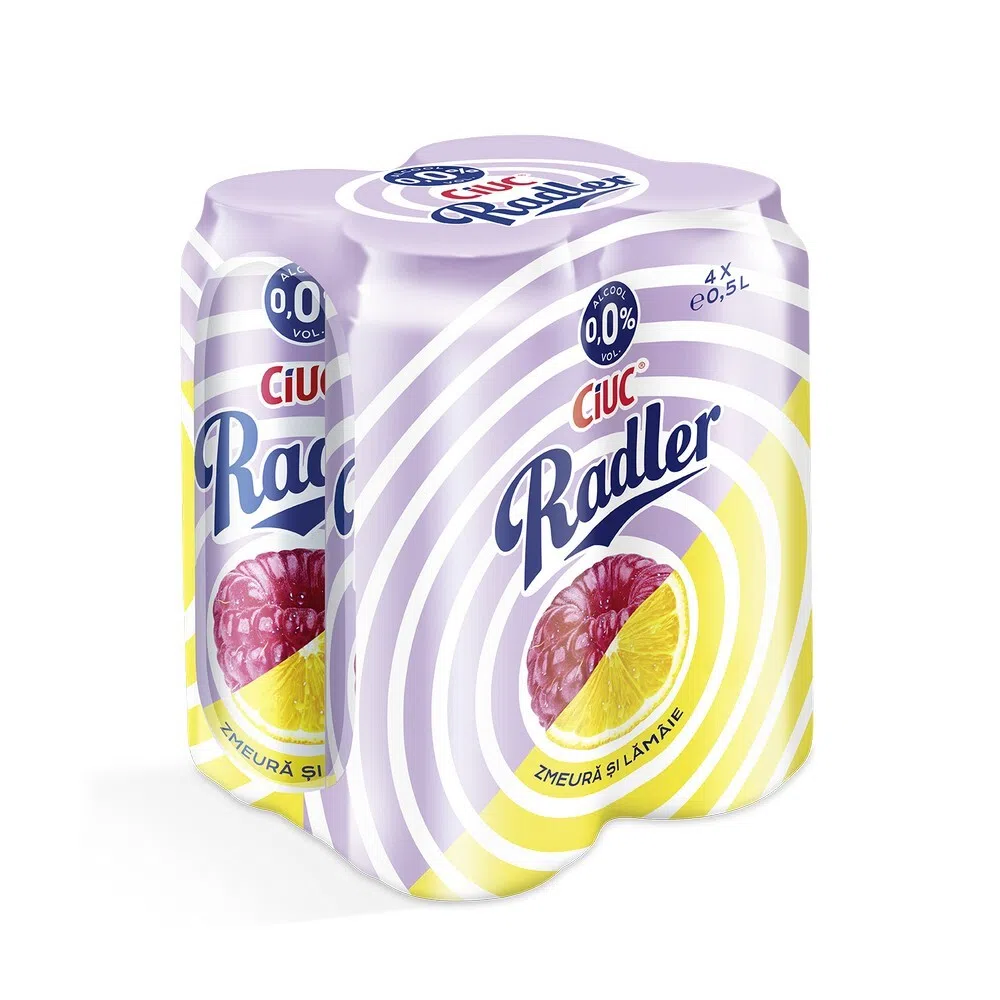 Bere fara alcool radler cu zmeura-lamaie picture