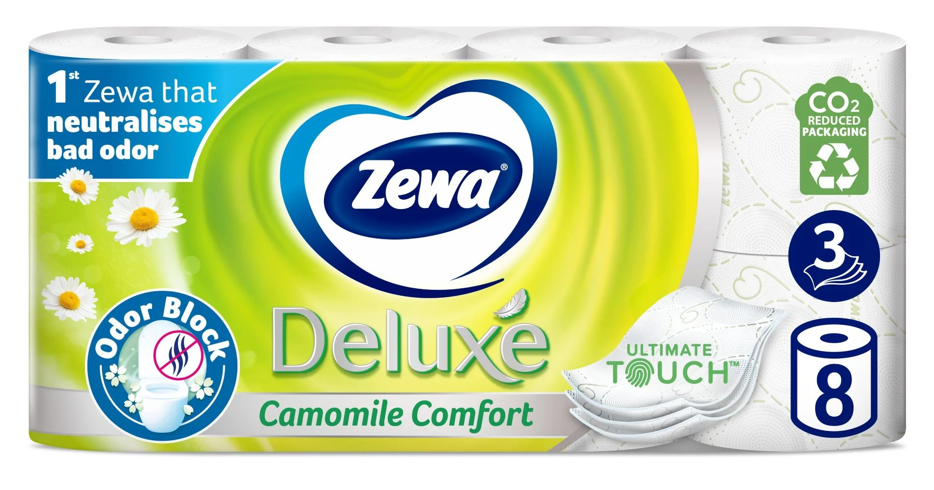 Hartie igienica 3 straturi deluxe camomile comfort picture