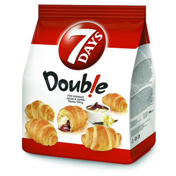 Mini croissant double vanilie si cacao picture