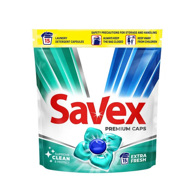 Detergent automat gel capsule super caps extra fresh picture