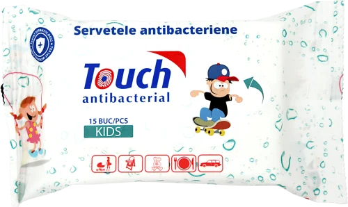 Servetele umede antibacteriene kids picture