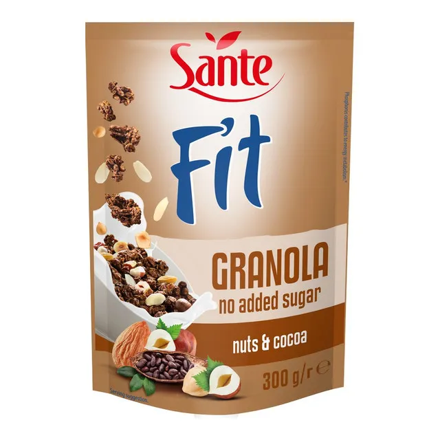Cereale integrale granola fit nuci-cacao picture