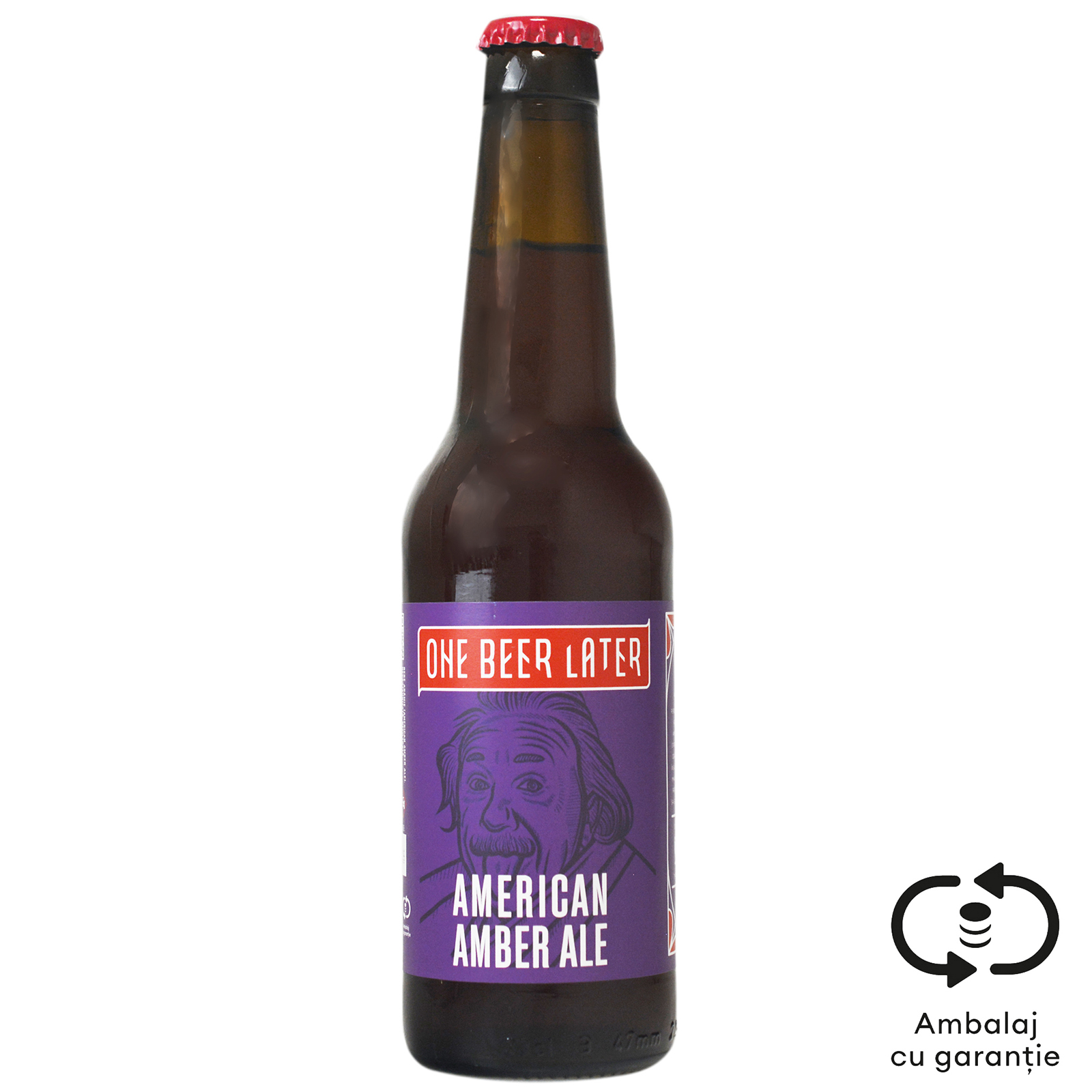 Bere nepasteurizata american amber ale picture